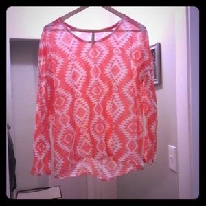Women's lightweight sheer sweater
